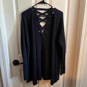 Vanilla Star Cardigan - Dark Blue